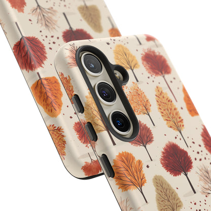 Gradient Grove: Autumn's Diverse Palette - Tough Phone Case