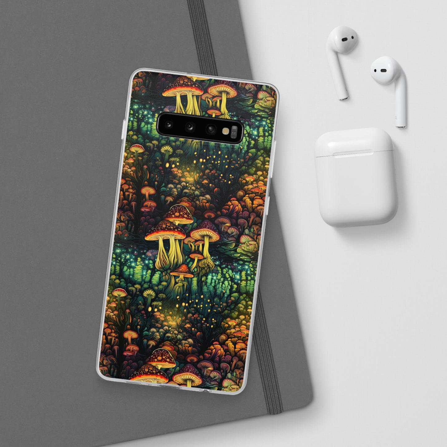 Neon Hallucinations: An Illumulated Autumn Spectacle - Flexible Phone Case