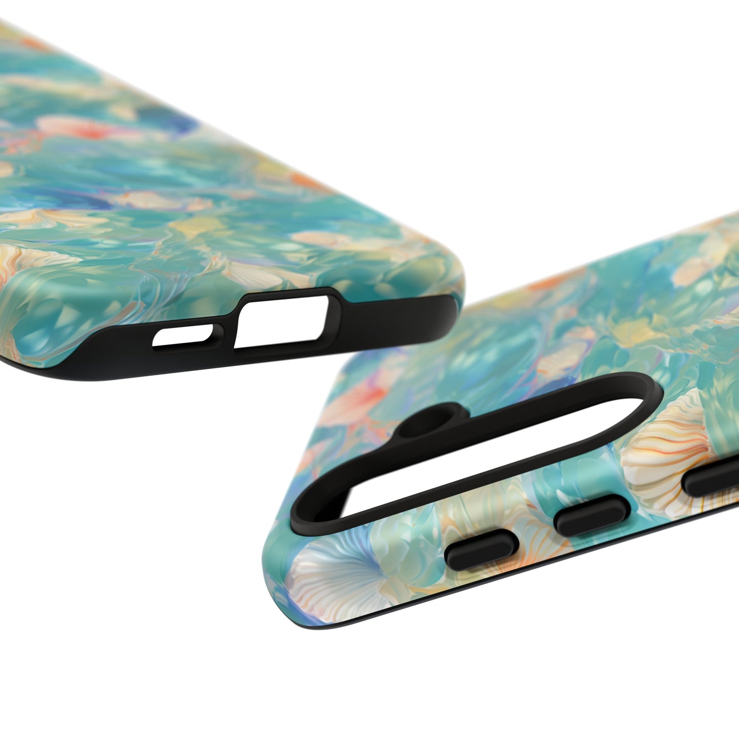 Watercolour Seashell Wonders - Protective Tough Phone Case