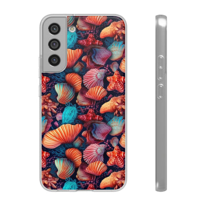 Vibrant Shallow Seascape - Flexible Phone Case Phone Case Pattern Symphony   