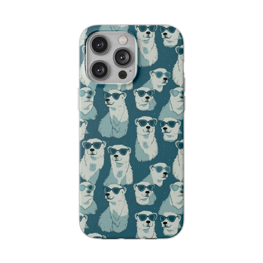 Chillin' Polar Bears Flexible Phone Case