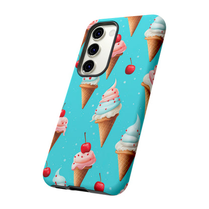 Sundae Funday - Ice Cream Cone Pattern Phone Case - iPhone & Samsung Compatible Phone Case Pattern Symphony   