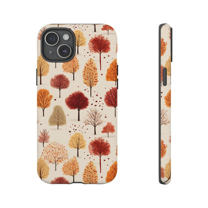 Gradient Grove: Autumn's Diverse Palette - Tough Phone Case