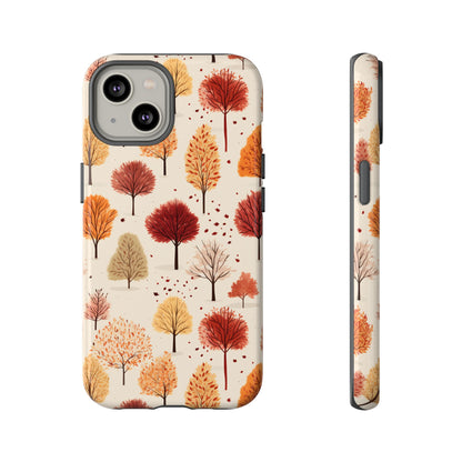 Gradient Grove: Autumn's Diverse Palette - Tough Phone Case