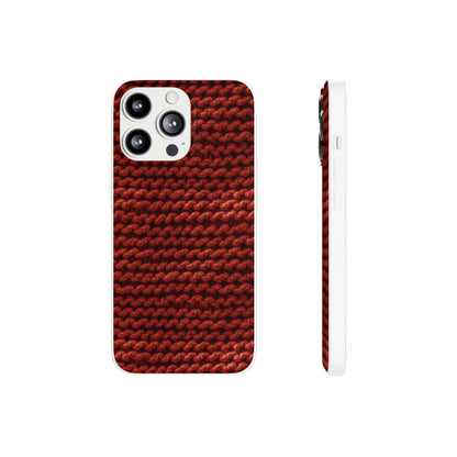 Autumn Yarn Chronicles - Warmth and Tradition in a Flexible Phone Case