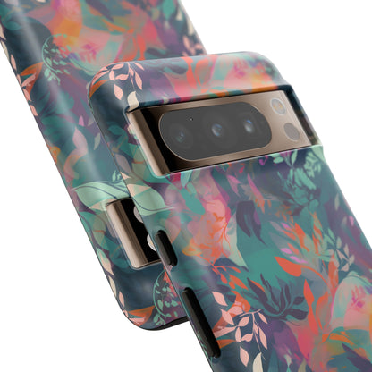 Botanical Bliss - Stylized Abstract Flower Design Tough Phone Case