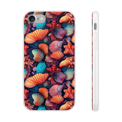 Vibrant Shallow Seascape - Flexible Phone Case Phone Case Pattern Symphony   