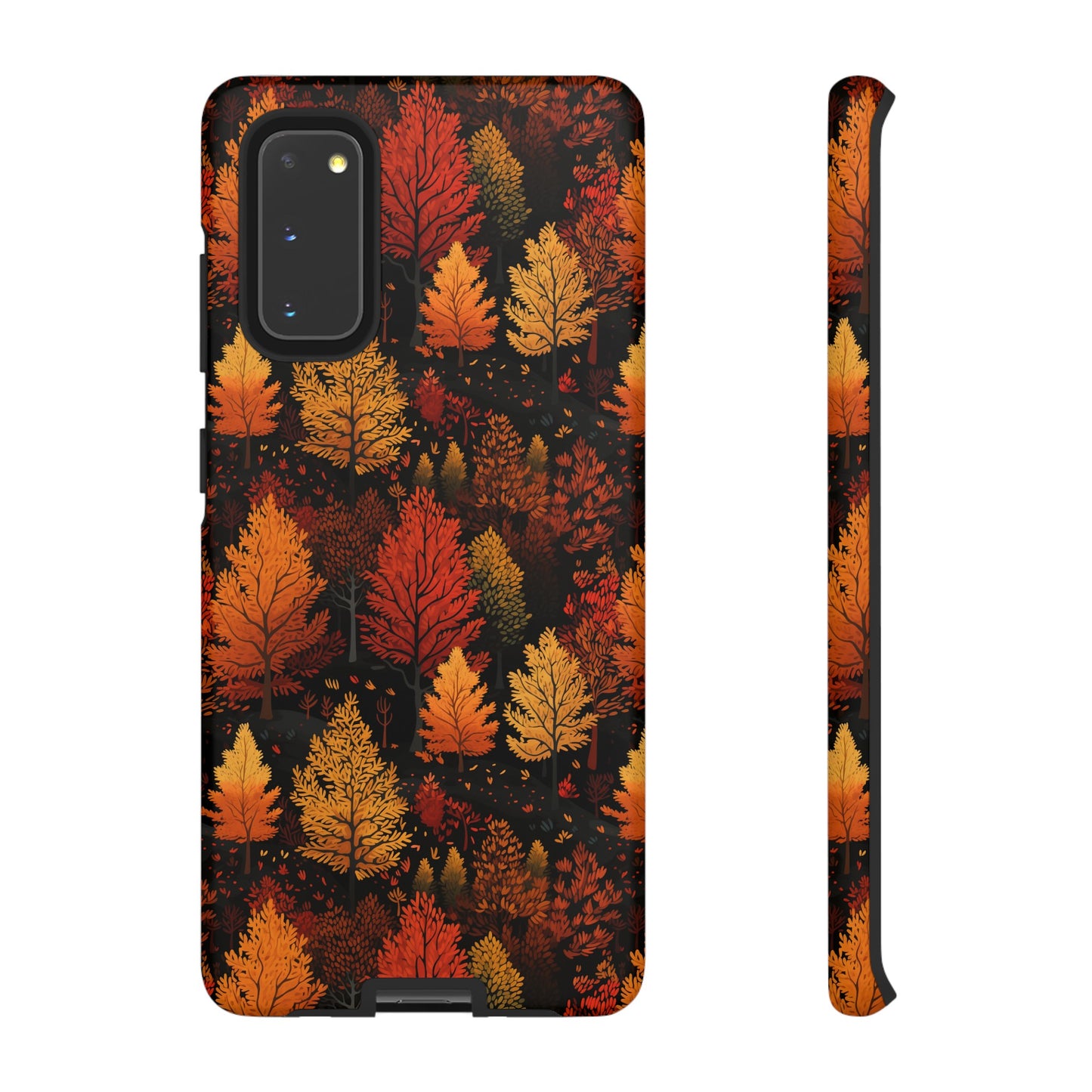 Bronzed Forest: A Chromatic Landscape - Tough Phone Case