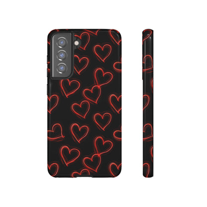 Neon Heartbeat - Phone Case