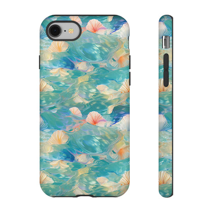 Watercolour Seashell Wonders - Protective Tough Phone Case