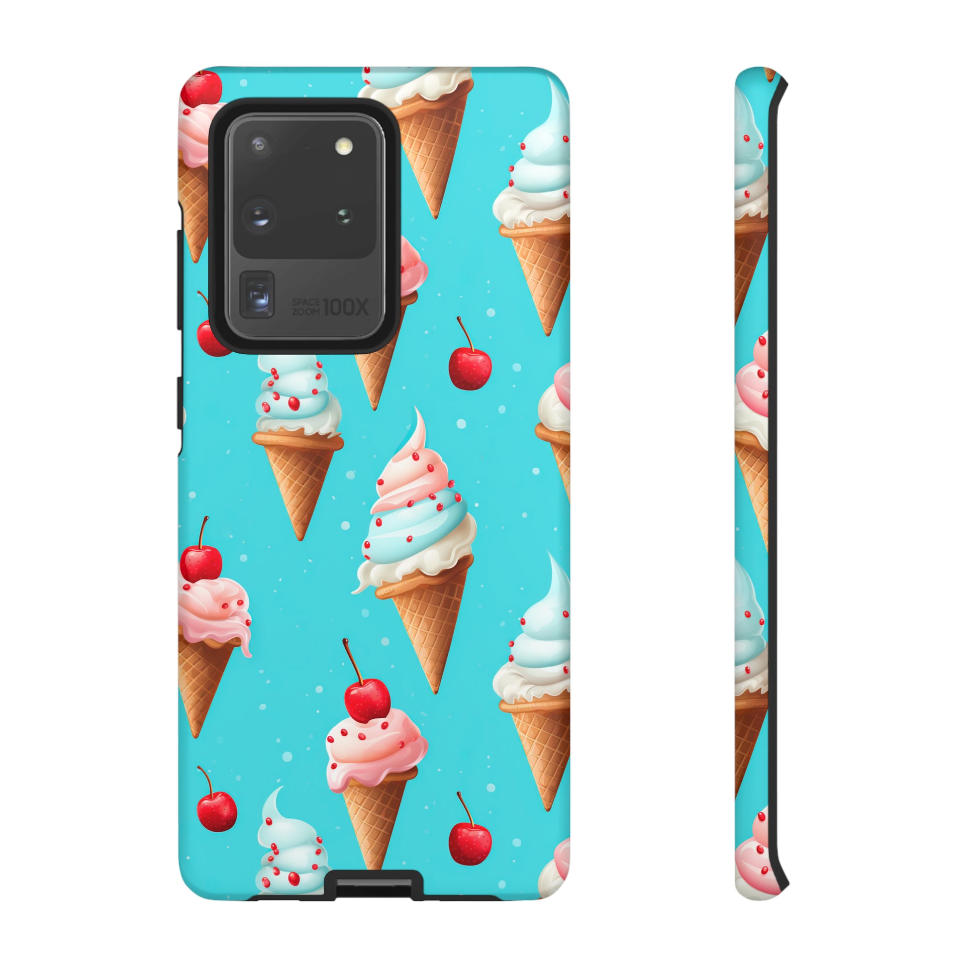 Sundae Funday - Ice Cream Cone Pattern Phone Case - iPhone & Samsung Compatible Phone Case Pattern Symphony   