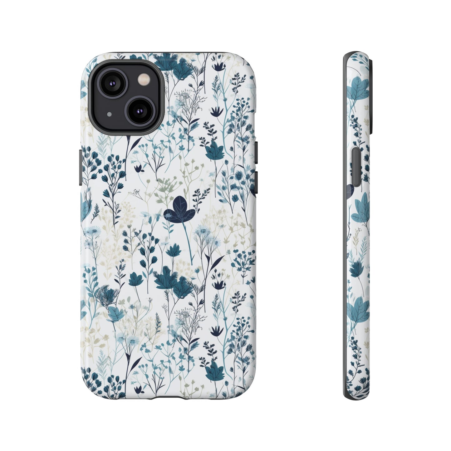 Serene Blue Wildflower - Phone Case