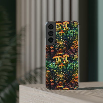 Neon Hallucinations: An Illumulated Autumn Spectacle - Flexible Phone Case