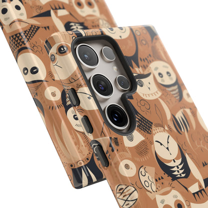 Abstract Owl - Phone Case