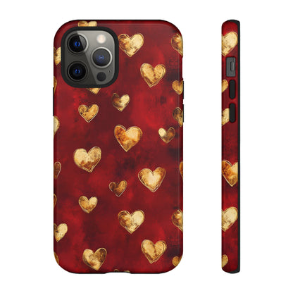 Midas Touch: Gilded Hearts - Phone Case