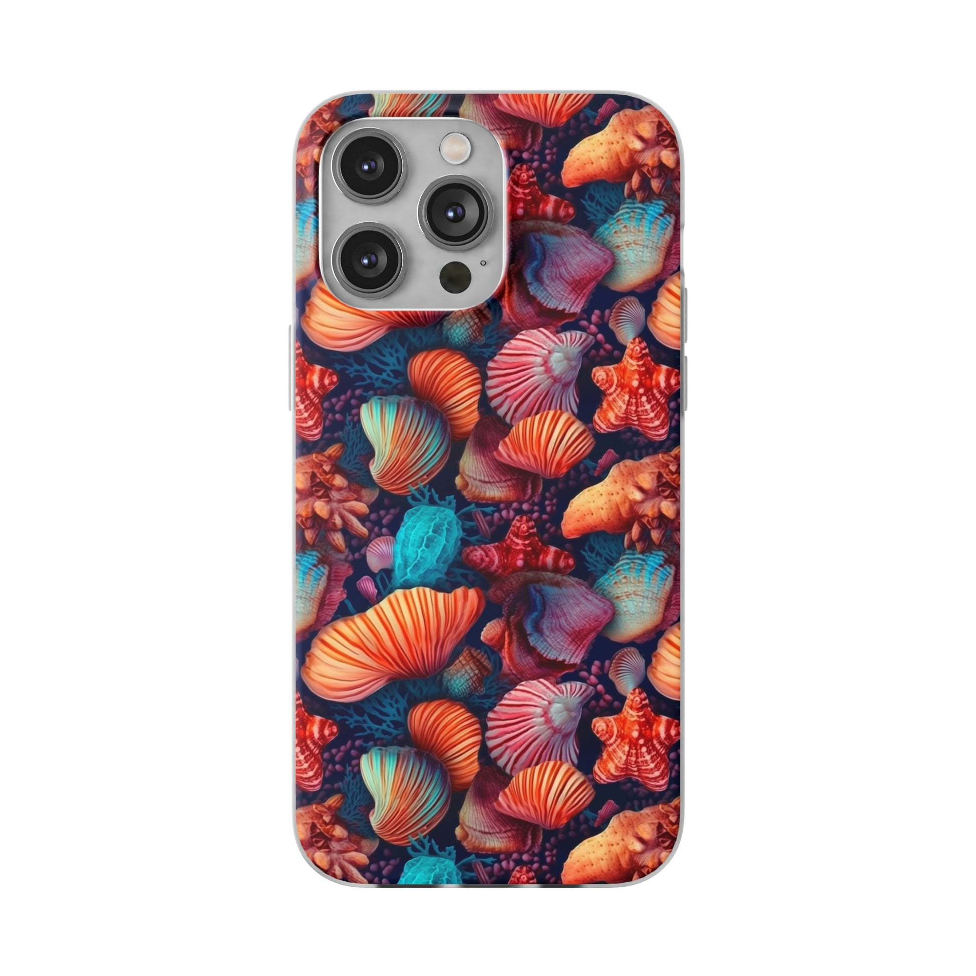 Vibrant Shallow Seascape - Flexible Phone Case Phone Case Pattern Symphony   