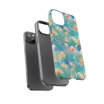 Watercolour Seashell Wonders - Protective Tough Phone Case