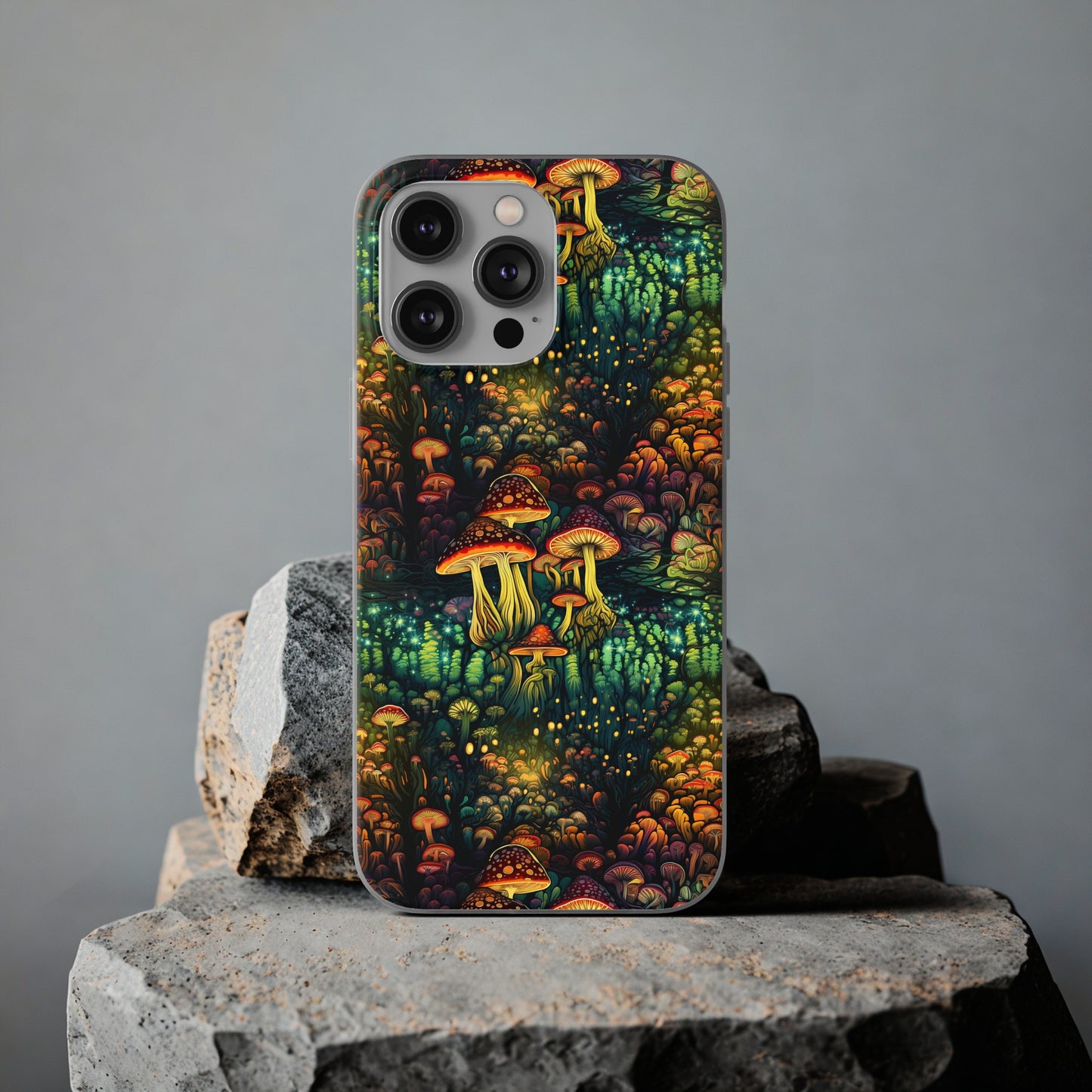 Neon Hallucinations: An Illumulated Autumn Spectacle - Flexible Phone Case