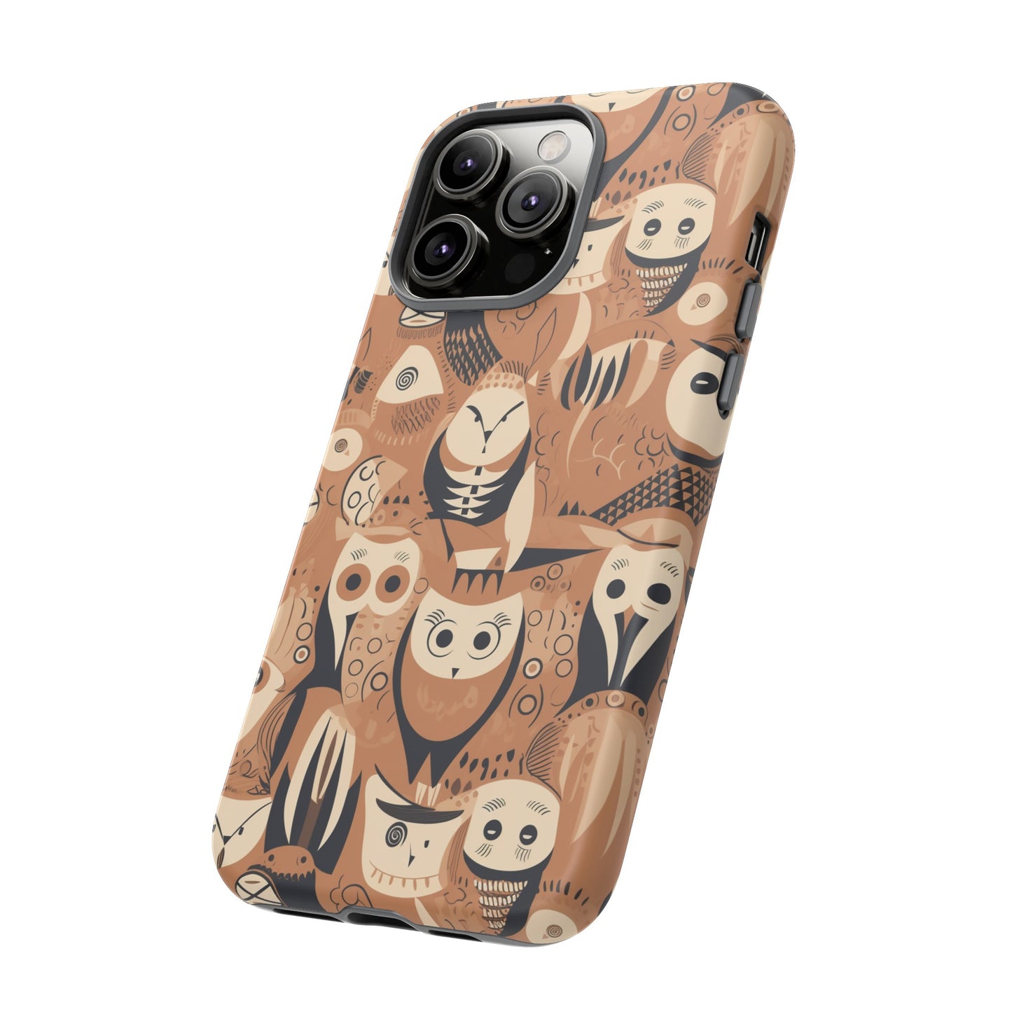 Abstract Owl - Phone Case