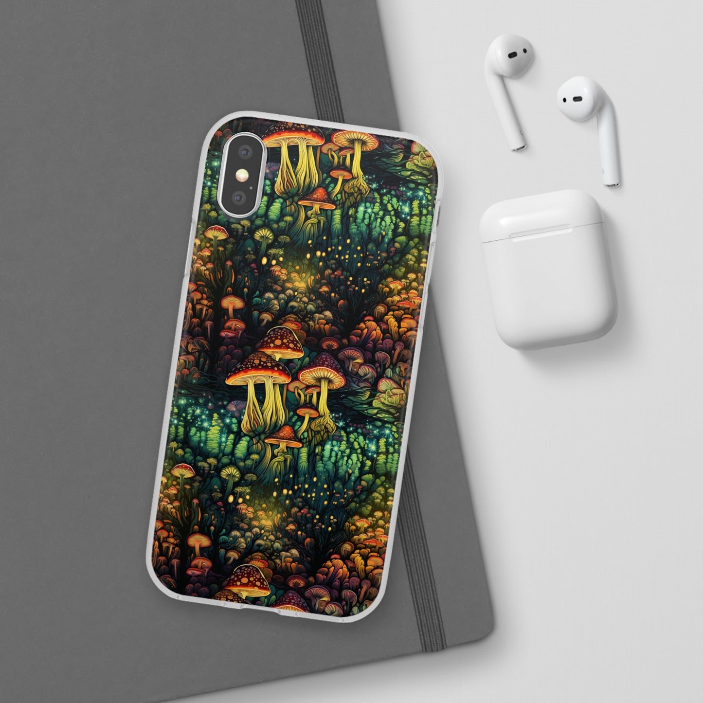 Neon Hallucinations: An Illumulated Autumn Spectacle - Flexible Phone Case