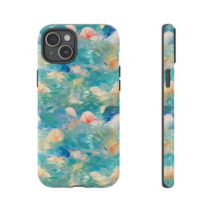 Watercolour Seashell Wonders - Protective Tough Phone Case