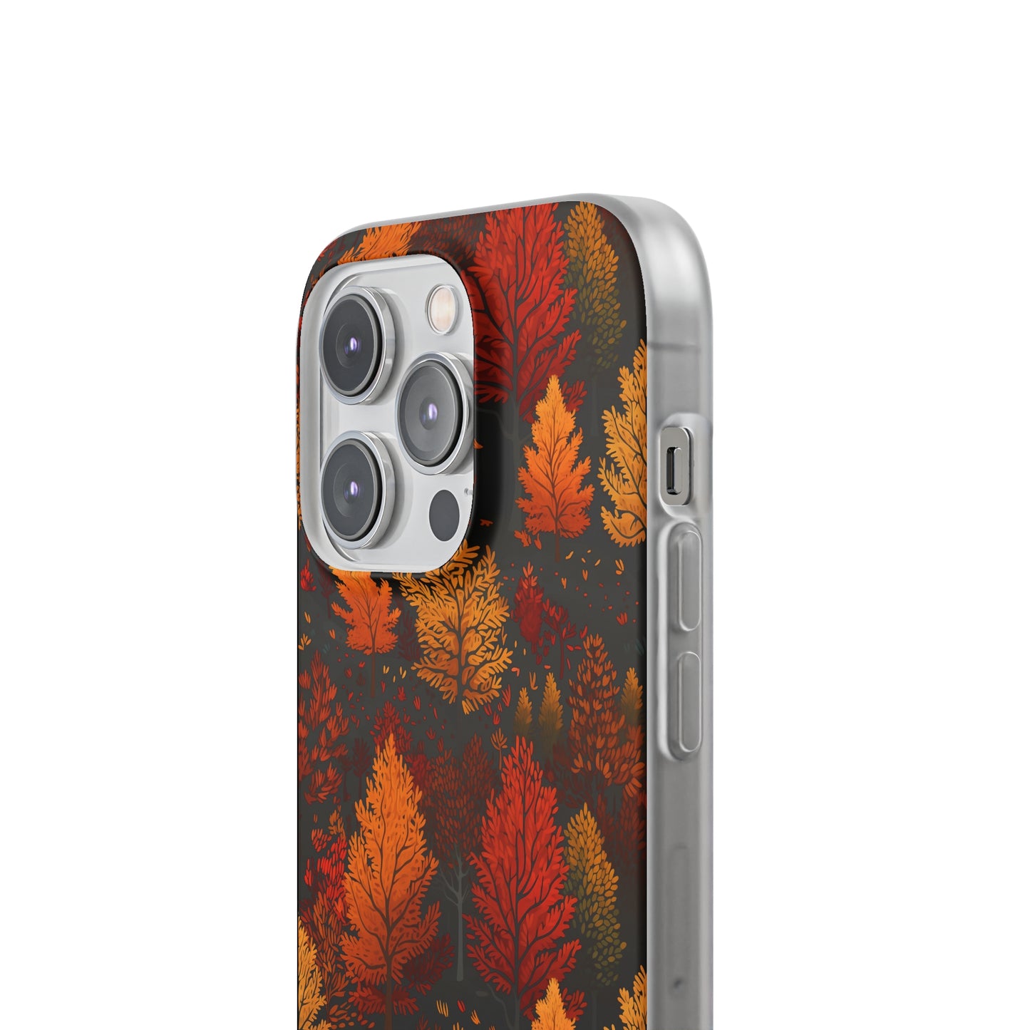 Bronzed Forest: A Chromatic Landscape - Flexible Phone Case