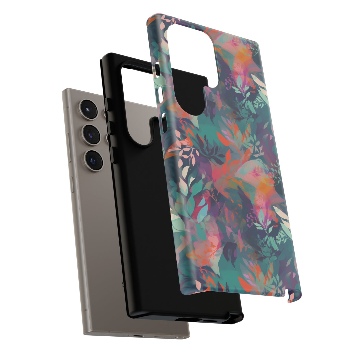 Botanical Bliss - Stylized Abstract Flower Design Tough Phone Case