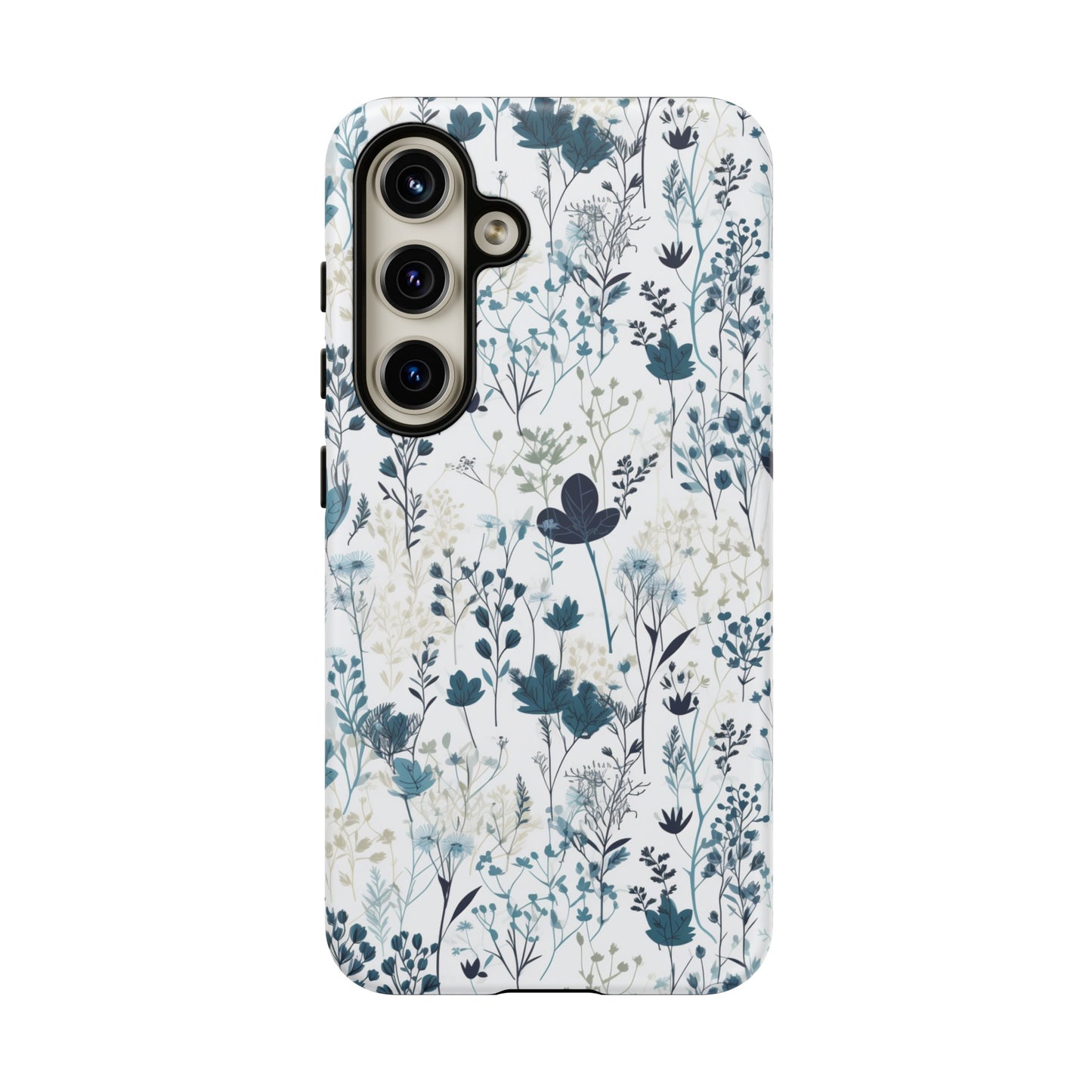 Serene Blue Wildflower - Phone Case