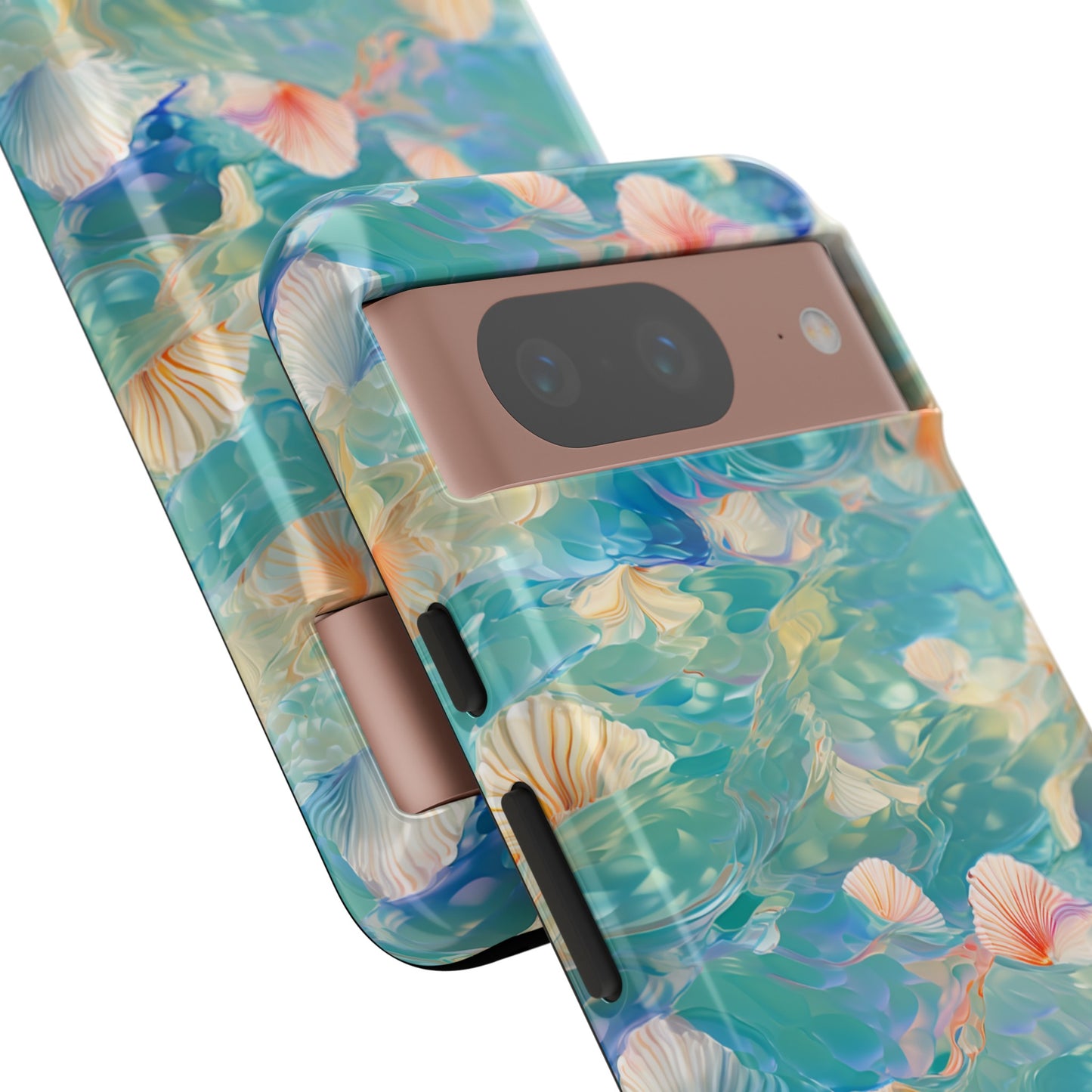 Watercolour Seashell Wonders - Protective Tough Phone Case