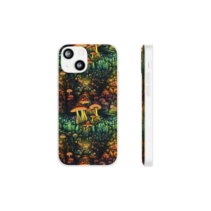 Neon Hallucinations: An Illumulated Autumn Spectacle - Flexible Phone Case