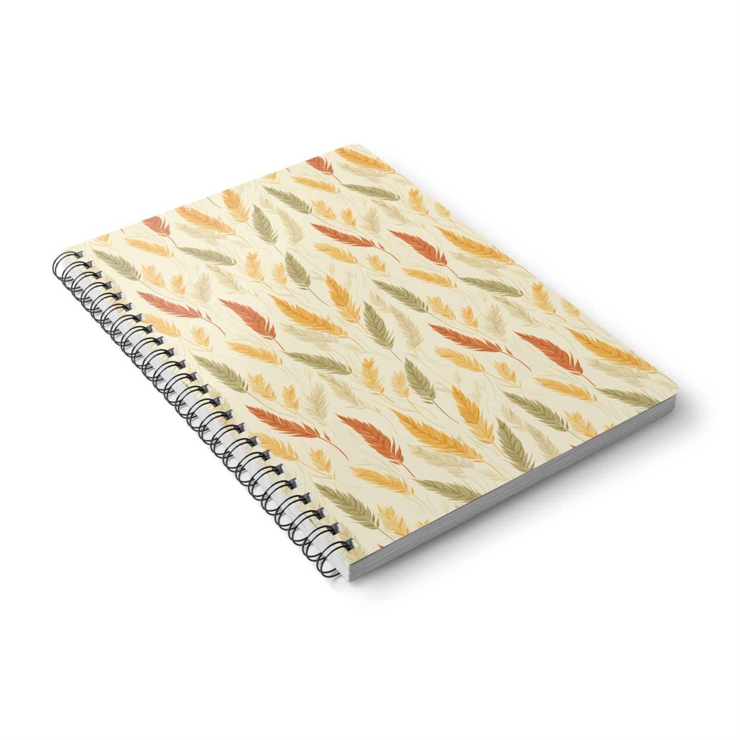 Feather-Woven Wheat Fields: A Naturecore Vision - Notebook (A5)