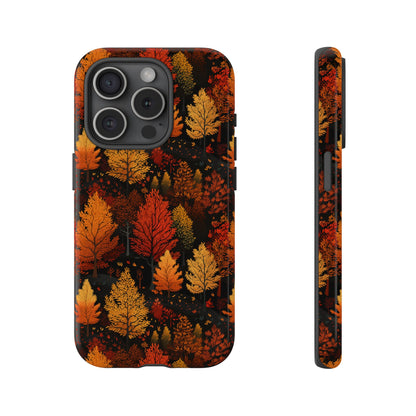 Bronzed Forest: A Chromatic Landscape - Tough Phone Case