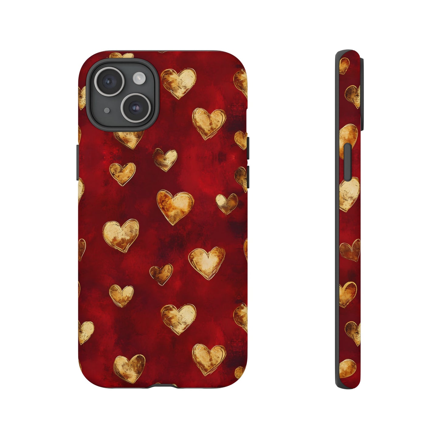 Midas Touch: Gilded Hearts - Phone Case