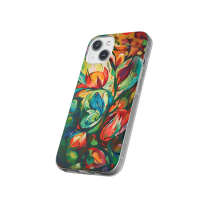 Spring Flourish Phone Case - Artistic Floral Elegance - Spring Collection - Flexi Cases Phone Case Pattern Symphony   