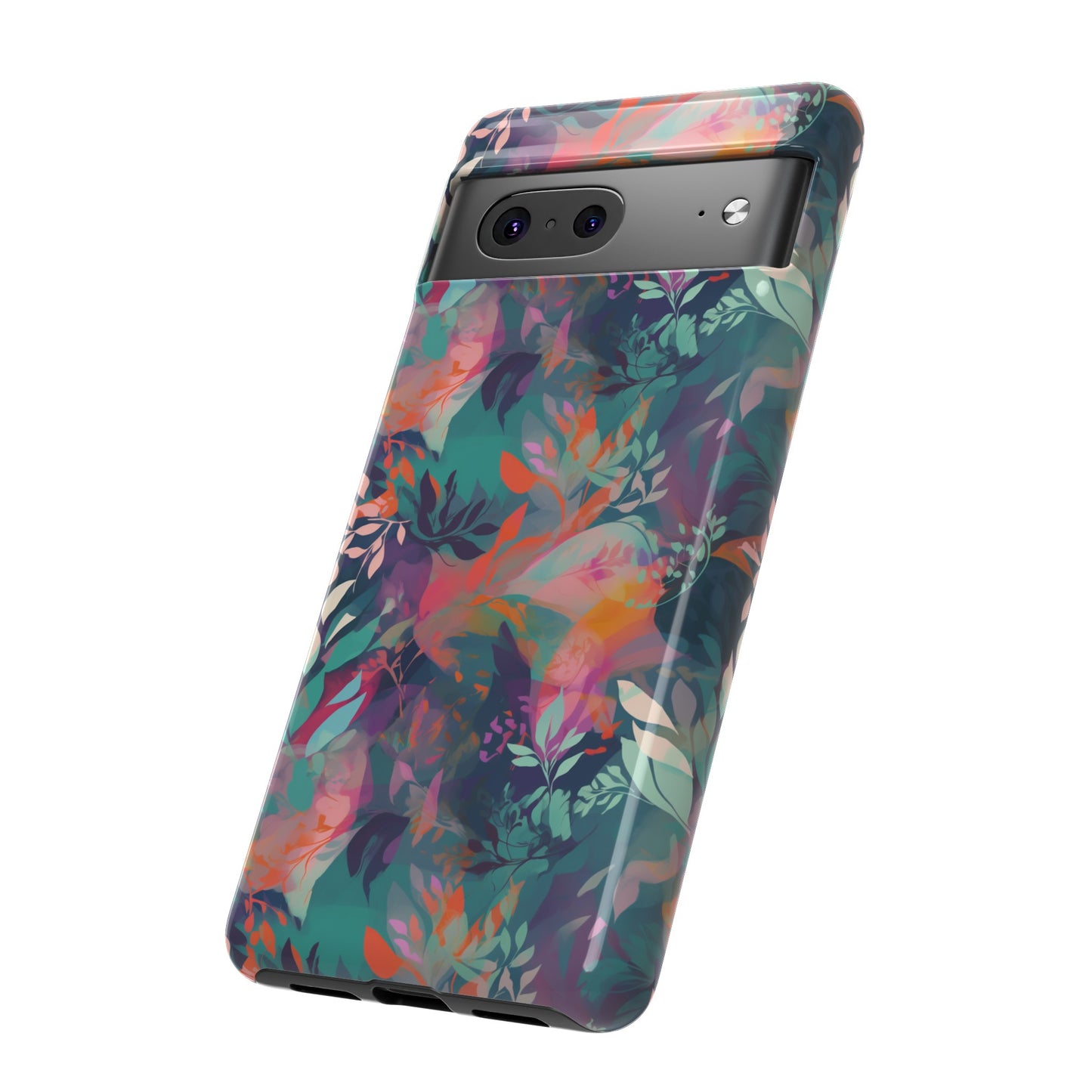 Botanical Bliss - Stylized Abstract Flower Design Tough Phone Case