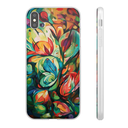 Spring Flourish Phone Case - Artistic Floral Elegance - Spring Collection - Flexi Cases Phone Case Pattern Symphony   