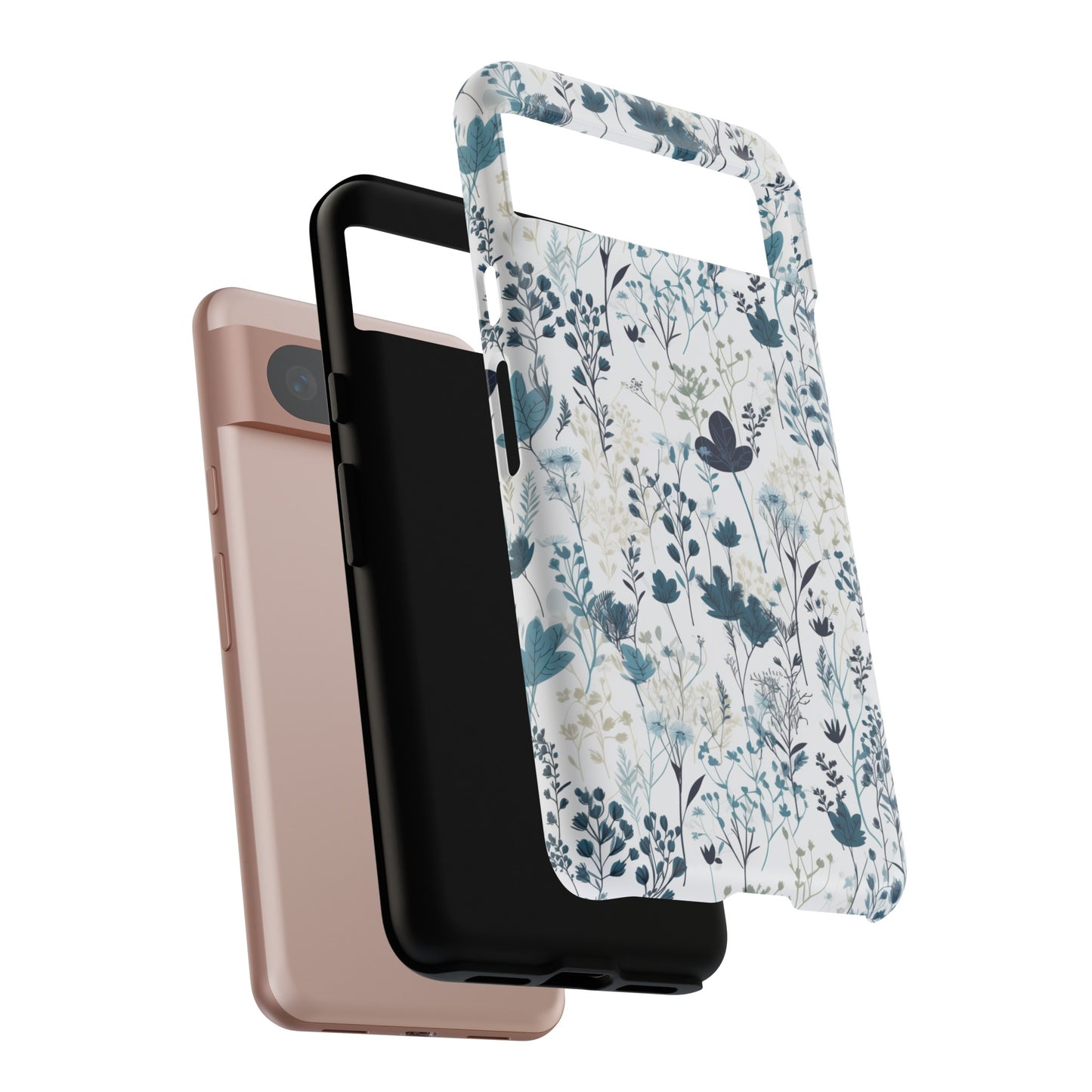 Serene Blue Wildflower - Phone Case