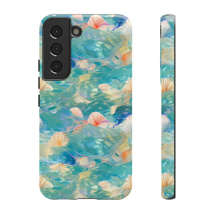 Watercolour Seashell Wonders - Protective Tough Phone Case