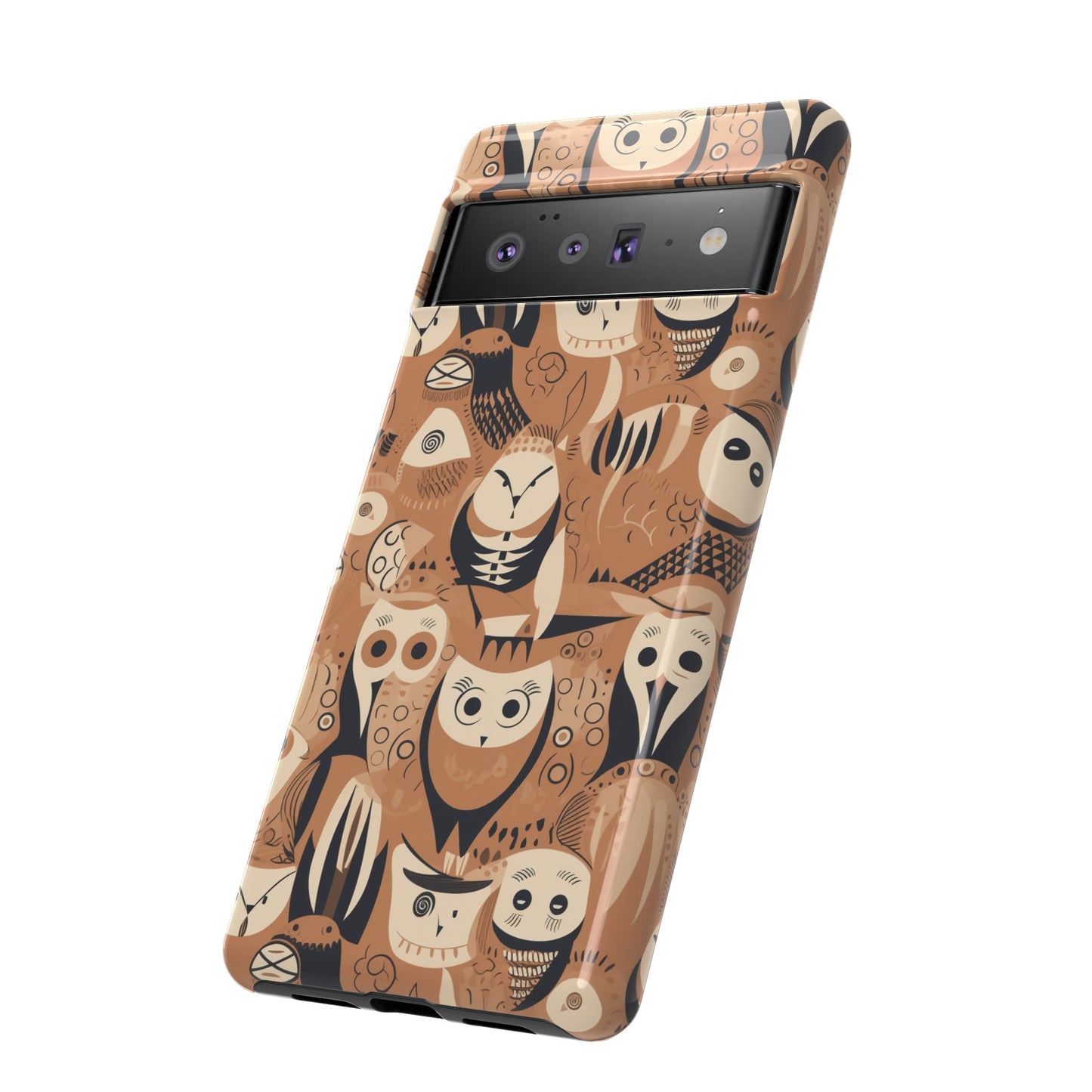 Abstract Owl - Phone Case