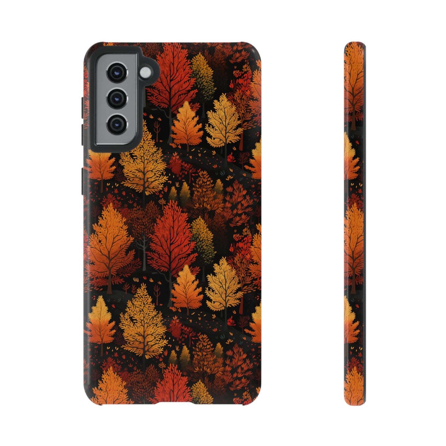 Bronzed Forest: A Chromatic Landscape - Tough Phone Case