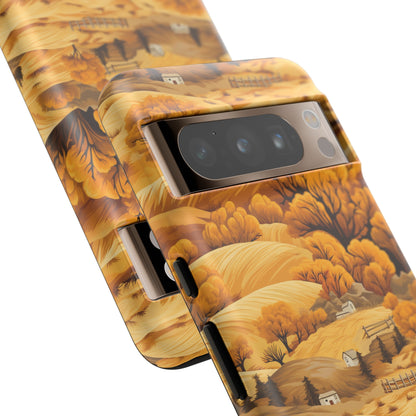 Rural Rhapsody: Early Autumn Farm Tales - Tough Phone Case