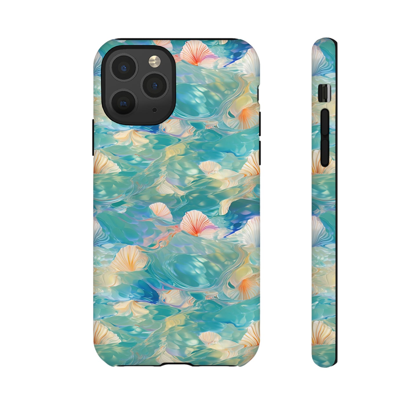 Watercolour Seashell Wonders - Protective Tough Phone Case