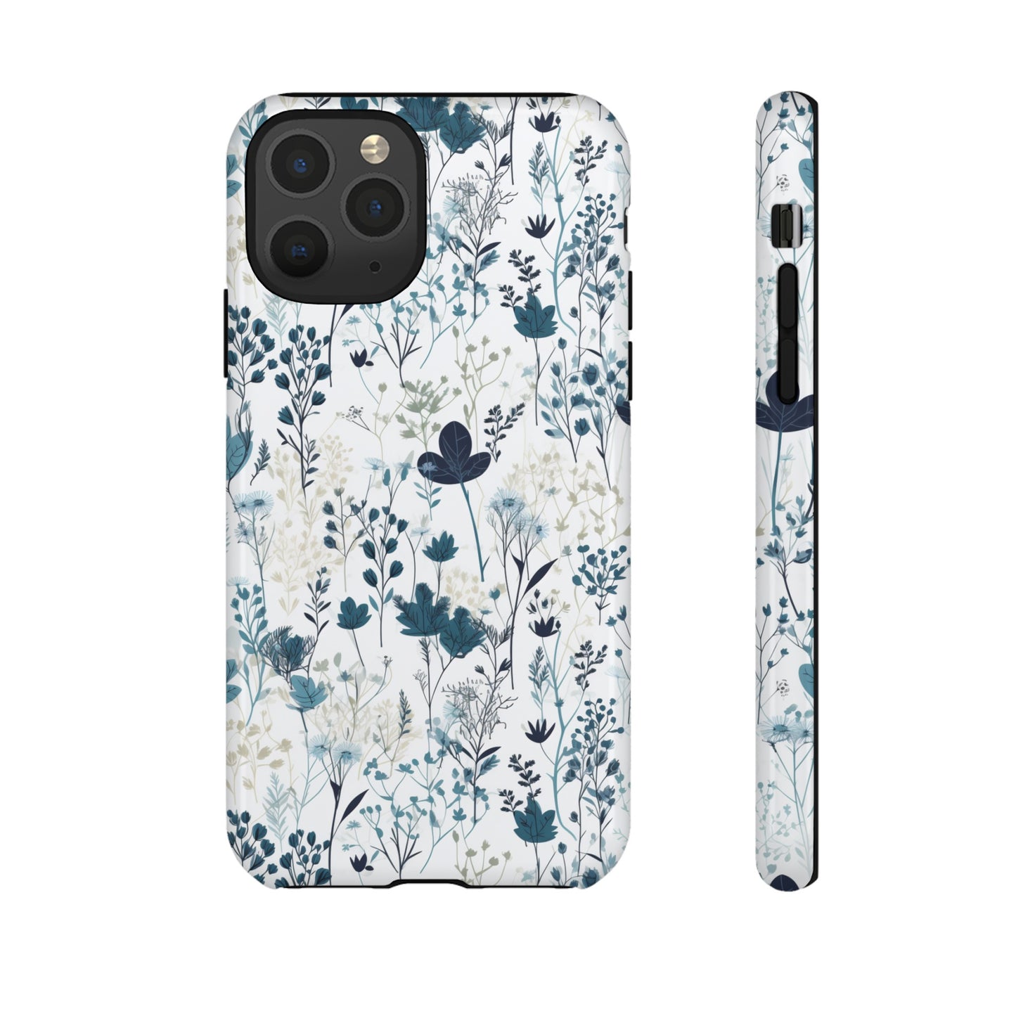 Serene Blue Wildflower - Phone Case