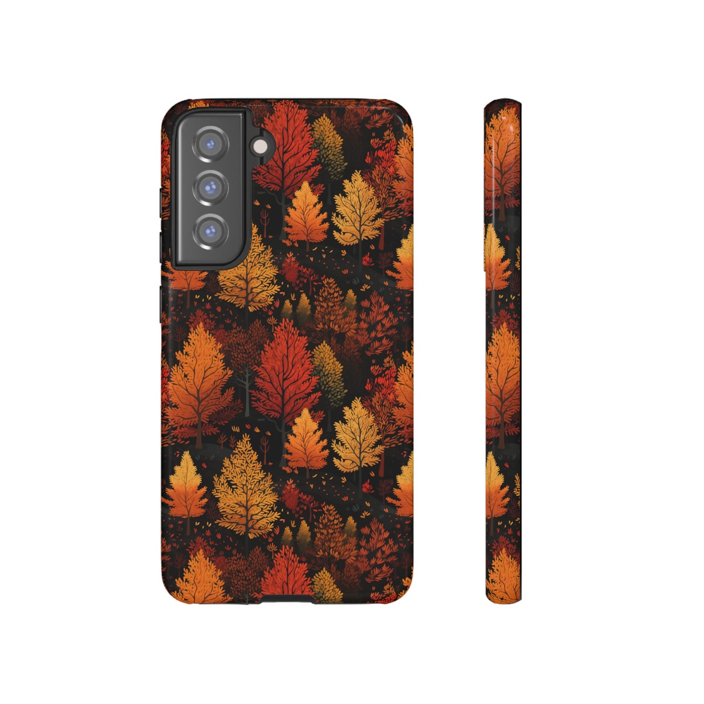 Bronzed Forest: A Chromatic Landscape - Tough Phone Case