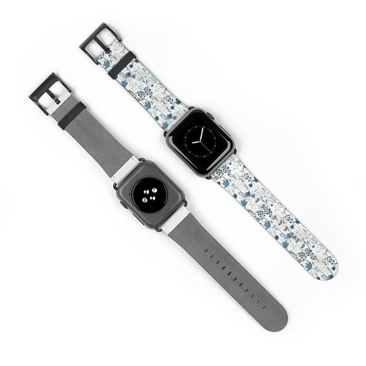 Serene Blue Wildflower - Apple Watch Strap