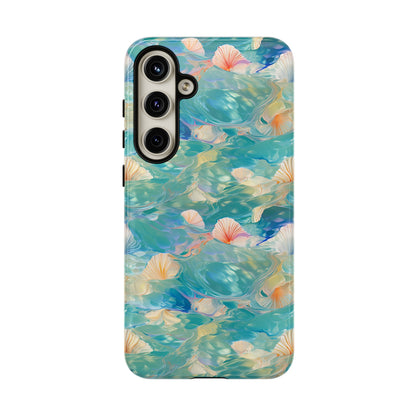 Watercolour Seashell Wonders - Protective Tough Phone Case