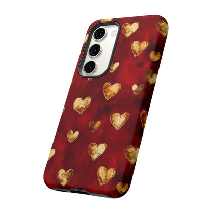 Midas Touch: Gilded Hearts - Phone Case