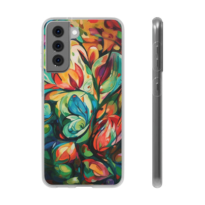 Spring Flourish Phone Case - Artistic Floral Elegance - Spring Collection - Flexi Cases Phone Case Pattern Symphony   