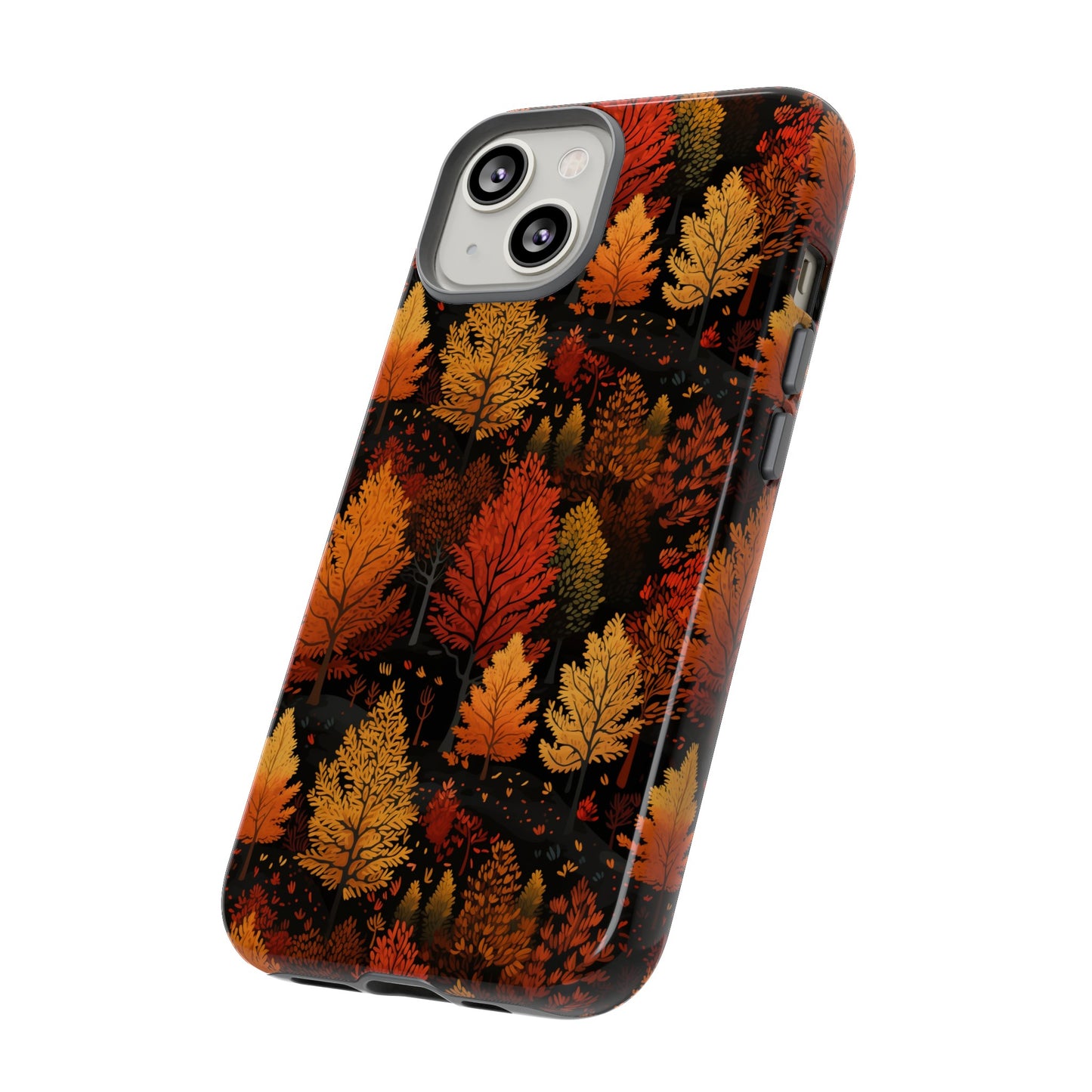 Bronzed Forest: A Chromatic Landscape - Tough Phone Case