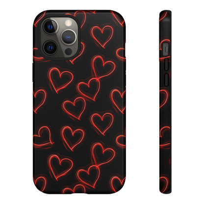 Neon Heartbeat - Phone Case